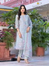 9626 Label Khoj Heavy Linen Handwork Readymade Suits Catalog	